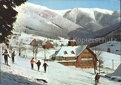 Krkonose Svaty Petr Skigebiet Kat. Polen