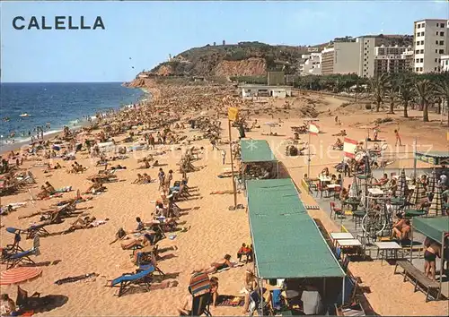 Calella Strandleben Kat. Barcelona