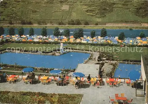 Cochem Mosel Schwimmbad Camping Kat. Cochem