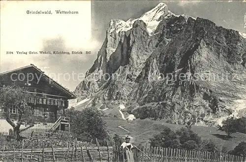 Grindelwald Wetterhorn Kat. Grindelwald
