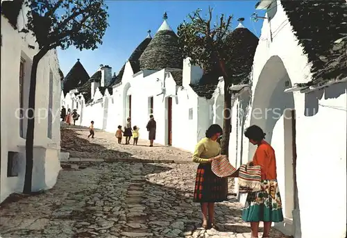 Alberobello Apulien Dorfpartie Kat. Bari