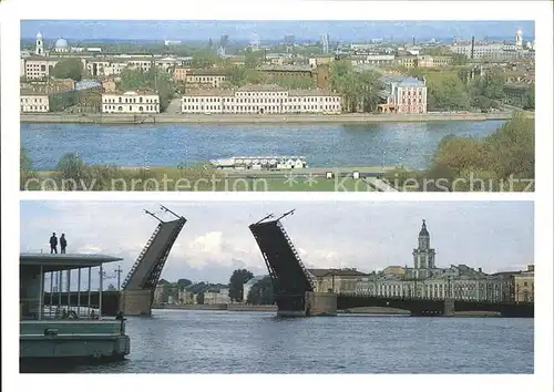 St Petersburg Leningrad Stadtansicht Palast Bruecke / Russische Foederation /Nordwestrussland