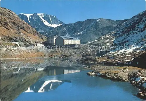 San Bernardino GR Versante svizzero Ospizio ed il Lago Kat. Mesocco