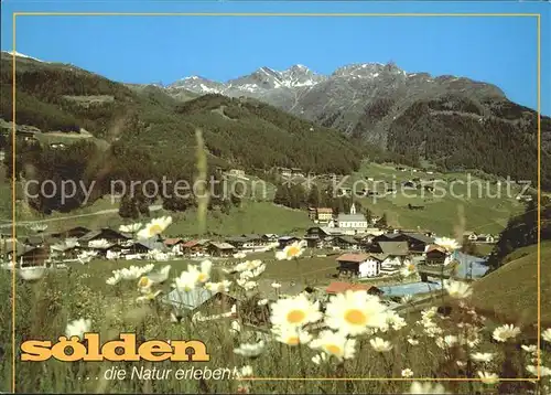 Soelden oetztal Panorama Kat. Soelden