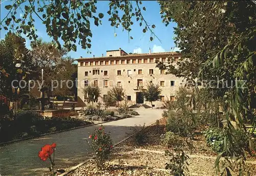 Mallorca Santuario de Lluc Plaza de peregrinos Kat. Spanien