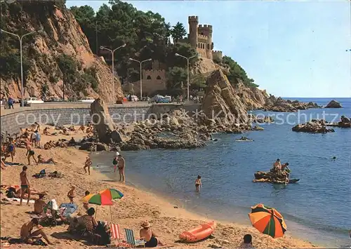 Lloret de Mar La playa Castello Kat. Costa Brava Spanien