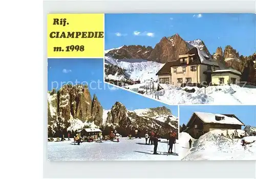 Rifugio Ciampedie Ski  Kat. Italien