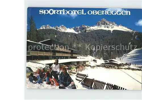 Obereggen Suedtirol Sporthotel Obereggen