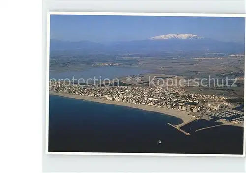 Canet Plage Fliegeraufnahme Kat. Canet en Roussillon