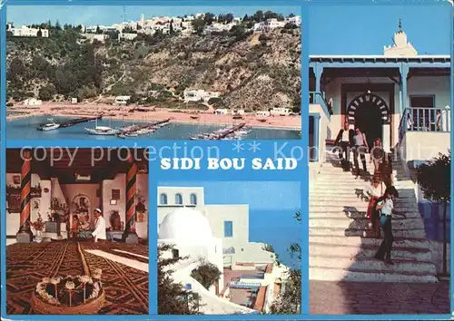 Sidi Bou Said Hafen Cafe  Kat. Tunesien