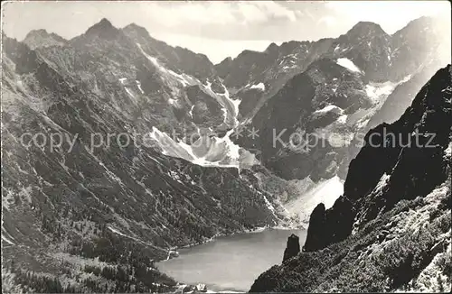 Tatry Zachodnie Kotlina Morskiego Oka  Kat. Slowakische Republik