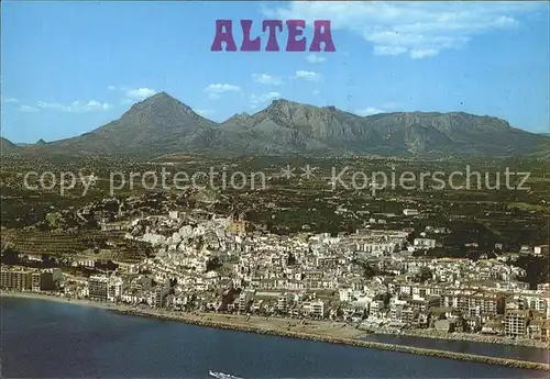 Altea Fliegeraufnahme Kat. Spanien