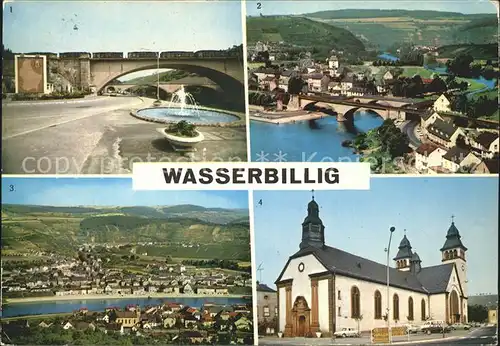 Wasserbillig Eglise Confluent Sure Moselle  Kat. Luxemburg