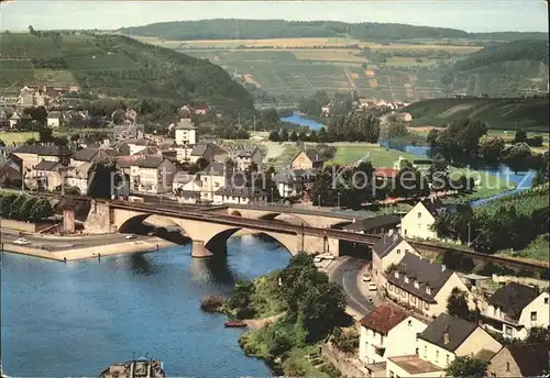Wasserbillig Fliegeraufnahme Confluent Moselle Sure  Kat. Luxemburg