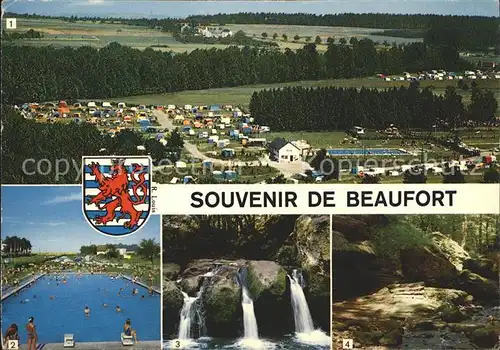 Beaufort Befort Luxembourg Camping Piscine Schiessentuempel Hallerbach  Kat. Echternach