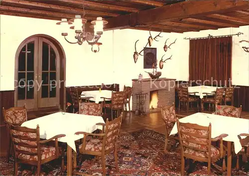 Glashuette Schieder Hotel Restaurant Zur Herlingsburg Kaminzimmer Kat. Schieder Glashuette