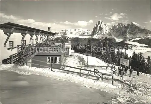 Alpe di Siusi Seilbahnrestaurant Kat. Seiser Alm Dolomiten