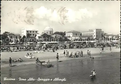 Riccione Zona Alba Strand