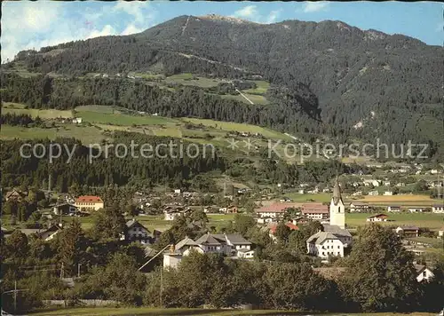 Kolbnitz Ortsansicht mit Kirche Reisseckbahn Schoberboden Kat. Reisseck Moelltal Kaernten