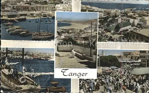 Tanger Tangier Tangiers Teilansichten Hafen Kat. Marokko