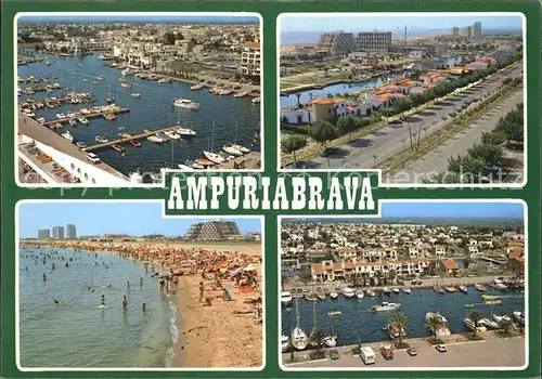 Ampuriabrava Diversas vistas Hafen Strand Kat. Costa Brava
