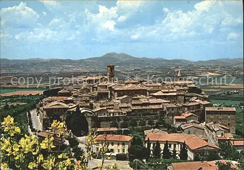 Perugia Umbria Panorama dalla Quercia del Gallo Kat. Perugia