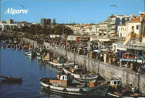 Portimao Hafen Fischkutter Algarve Kat. Portugal