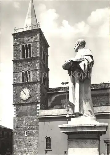 Palestrina Campanile Romanico e Monumento a Pier Luigi Kat. Italien