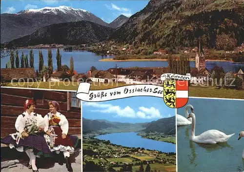 Ossiachersee Stift Ossiach Villacher Alpe Kaerntner Trachten Kat. Ossiach