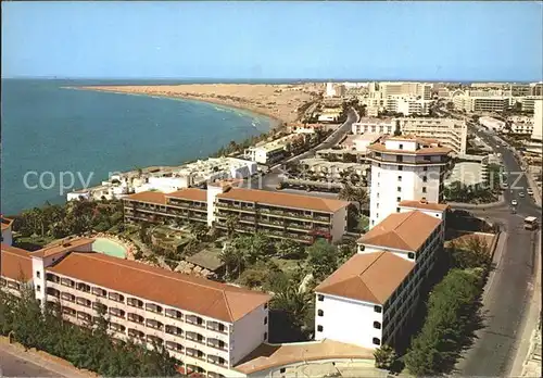 Playa del Ingles Gran Canaria Fliegeraufnahme Kat. San Bartolome de Tirajana