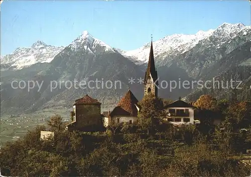 Schenna Meran Sankt Georgen Kirchlein Kat. Italien