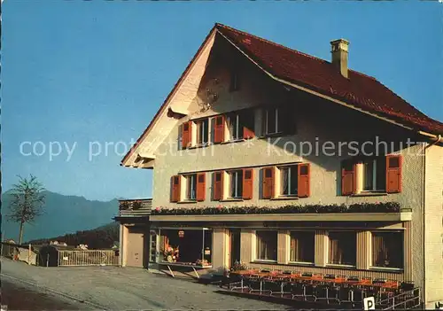 Obertoggenburg Cafe  Konditorei Frueh Wildhaus Kat. Wildhaus