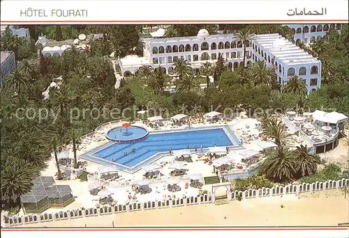 Hammamet Hotel Fourati Fliegeraufnahme Kat. Tunesien