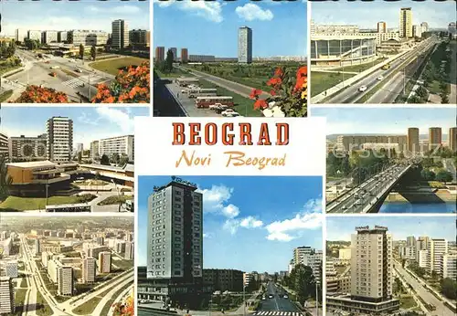 Beograd Belgrad Stadt und Teilansichten Kat. Serbien