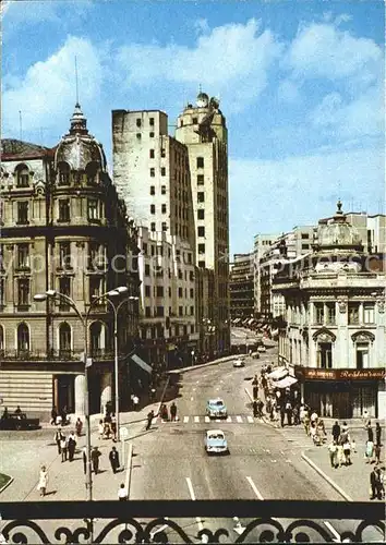 Bucuresti Strassenpartie Kat. Rumaenien