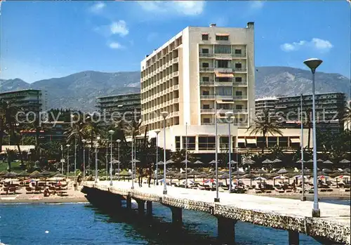 Benalmadena Costa Vista parcial playa y zona residencial / Costa del Sol Occidental /Malaga