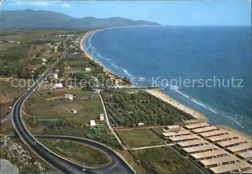 Terracina Costa azzurra Via Flacco Fliegeraufnahme / Terracina /Latina