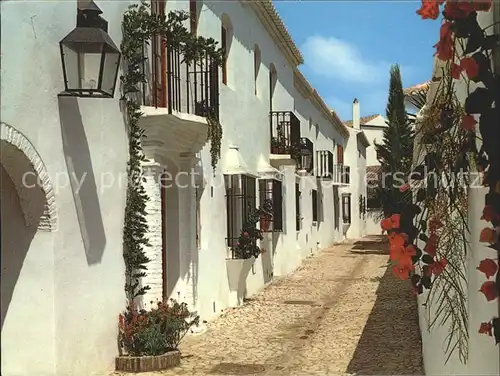 Fuengirola Costa del Sol Barrio Pueblo Lopez calle tipico Kat. Spanien