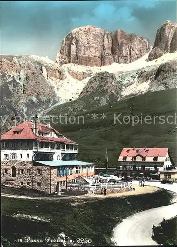 Passo Pordoi Rifugio Savoia Kat. Italien