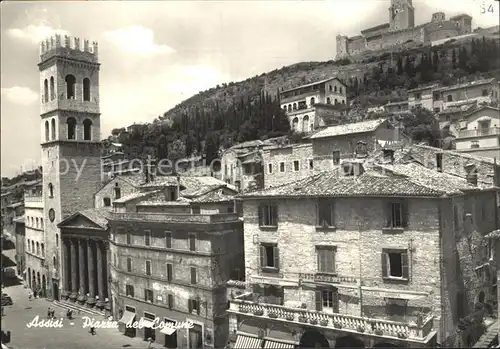 Assisi Umbria Piazza of the Commune Kat. Assisi