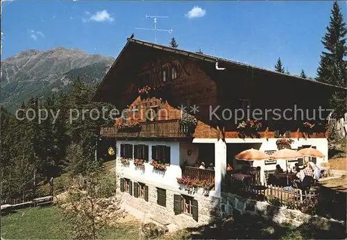 Ultental Gasthaus Helener Pichl Kat. Italien