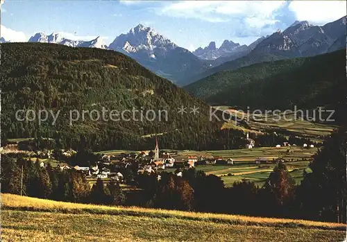 Taisten Welsberg Suedtirol Pustertal Duerrenstein Kat. Pustertal