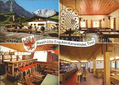 Eng Karwendel Gross Ahornboden Rasthuette Eng Alm  Kat. Schwaz