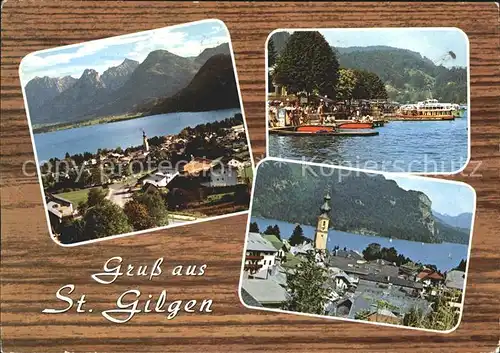 St Gilgen Salzkammergut Anlegestelle  Kat. St Gilgen Wolfgangsee