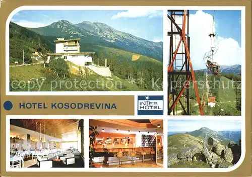 Nizke Tatry Interhotel Kosodrevina Sesselbahn  Kat. Slowakische Republik