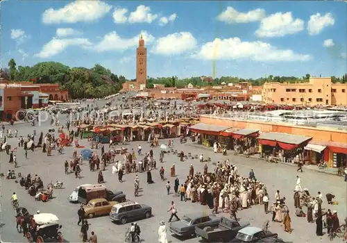 Marrakech Marrakesch Djemaa El Fna Square  Kat. Marokko