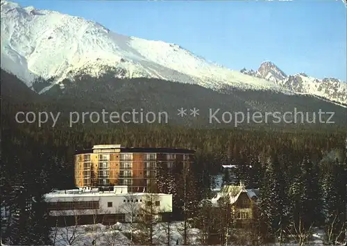 Vysoke Tatry Novy Smokovec Hotel Park Hohe Tatra Kat. Slowakische Republik