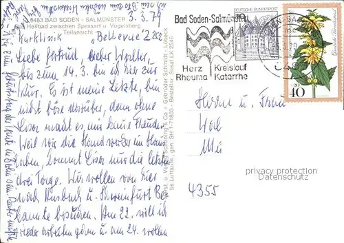 Salmuenster Bad Soden Heilbad zwischen Spessart und Vogelsberg Fliegeraufnahme Kat. Bad Soden am Taunus