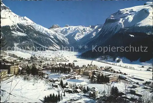 Engelberg OW Fliegeraufnahme mit Titlis Kat. Engelberg