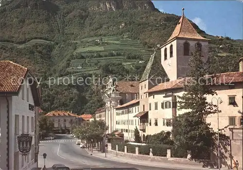 Bozen Suedtirol Grieser Hauptplatz mit Stiftskirche Kat. Bozen Suedtirol